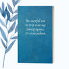 Be careful not to trip over my amazingness funny notebook 