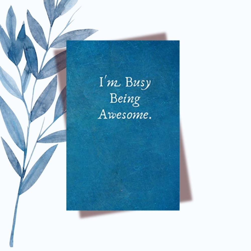 Humorous and bold notebook design, perfect as a gift or personal use to inspire positivity.