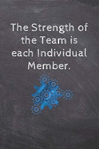 The Strength of the Team is each Individual Member.: Team Appreciation Gift