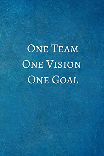 One Team One Vision One Goal: Team Gifts for Employees - Team Gift Appreciation